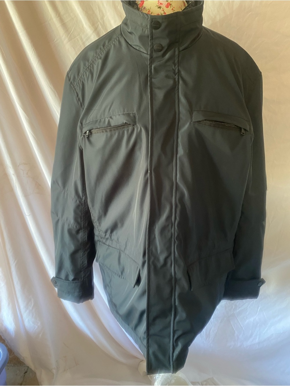 Michael Kors Men's Dark Olive Military Field Parka